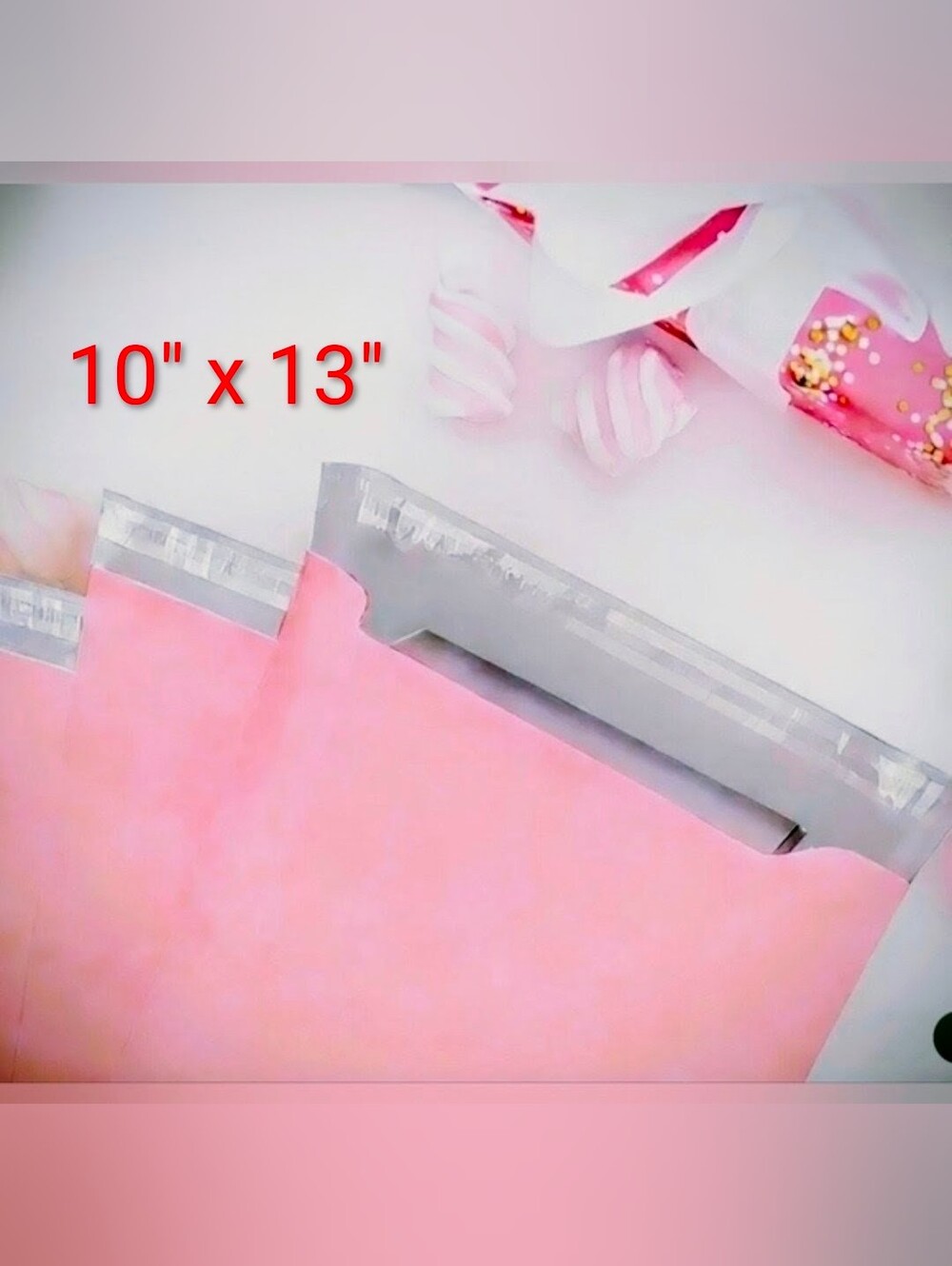 NWoT 🎀 POLY MAILERS 🎀 Medium 10" x 13" (20) 🌞 Solid Pink